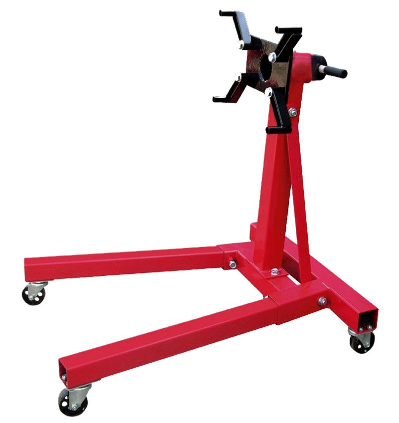2000 lb folding engine stand T63005, red