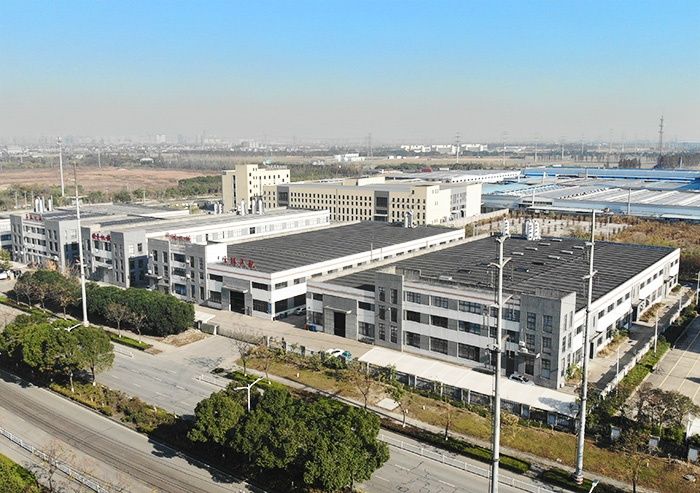 Aerial view of the JackMaker factory site in Haiyan, Jiaxing